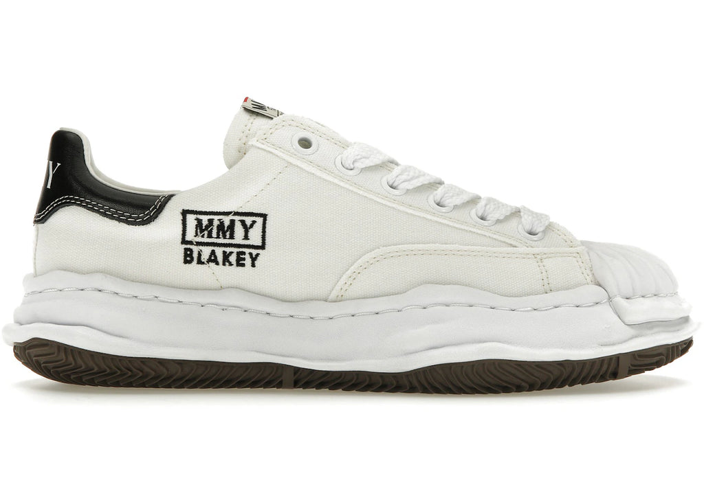 Maison Mihara Yasuhiro Blakey OG Sole Canvas Low Blanc Noir