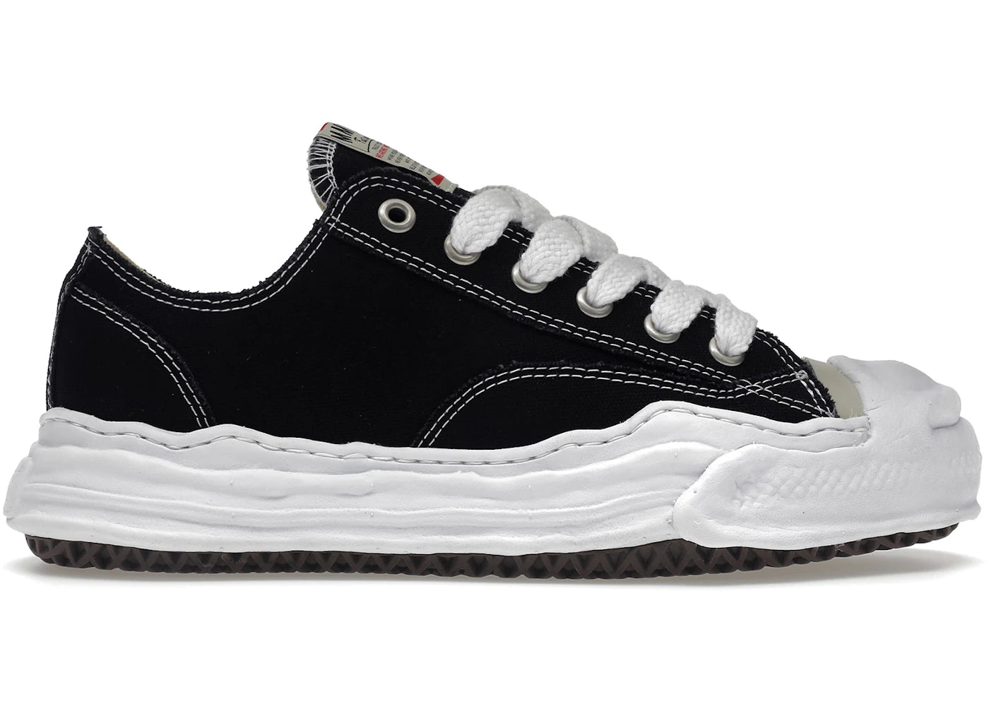 Maison Mihara Yasuhiro Hank OG Sole Canvas Low Noir