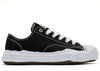 Maison Mihara Yasuhiro Hank OG Sole Suede Low Schwarz Weiß
