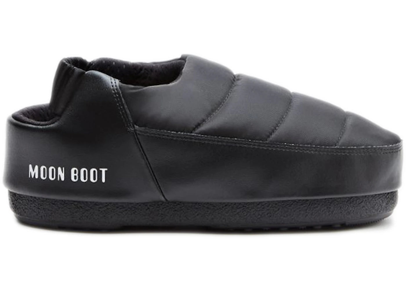 Moon Boot Evolution Nylon-Sandale Schwarz