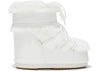 Moon Boot Icon Faux-Fur Low Boot White