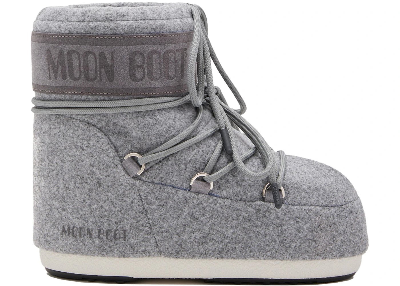 Moon Boot Icon Filz-Stiefel Grau