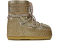 Moon Boot Icon Glitter Niedriger Stiefel Gold