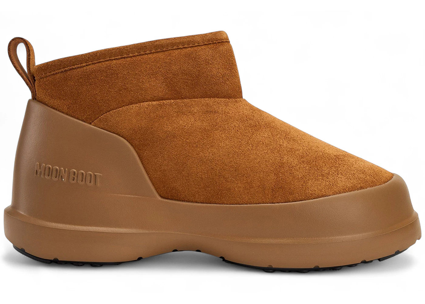 Moon Boot Luna Low Boot Suede Cognac