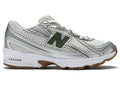 New Balance 740 Bungee Lace Silber Metallic Dunkel Alpingrün
