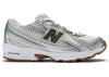 New Balance 740 Bungee Lace Silber Metallic Dunkel Alpingrün