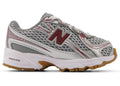 New Balance 740 Bungee Lace Silver Metalic Monarch Burgundy