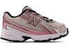 New Balance 740 Bungee Lace Washed Burgundy Pink Taffy