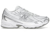 New Balance 740 Bungee Lace White Silver Metallic