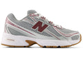 New Balance 740 Silver Metalic Monarch Burgundy