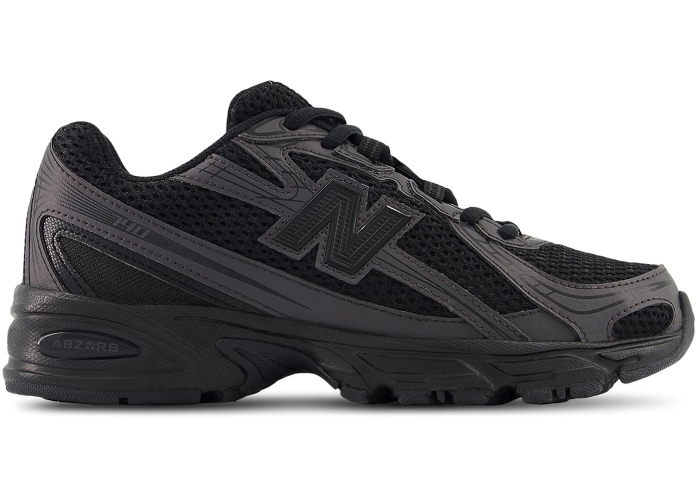 New Balance 740 Triple Black
