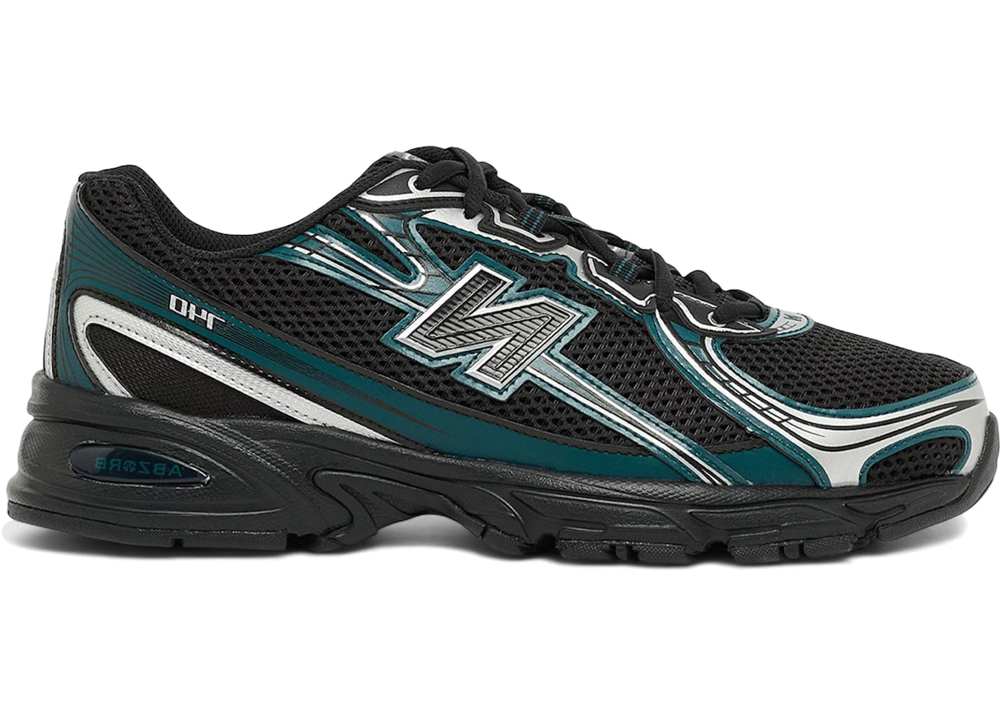 New Balance 740v2 Schwarz Grün