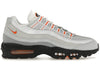 Nike Air Max 95 Loup Gris Orange Sécurité Platine Pur