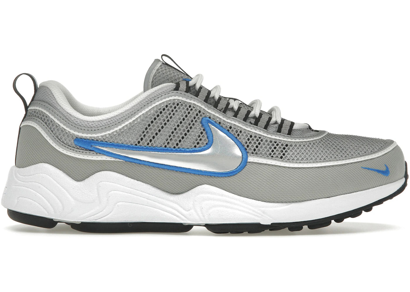 Nike Air Zoom Spiridon SP Metallic Silber Blau