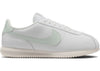 Nike Cortez Leder Summit Weiß Hellsilber