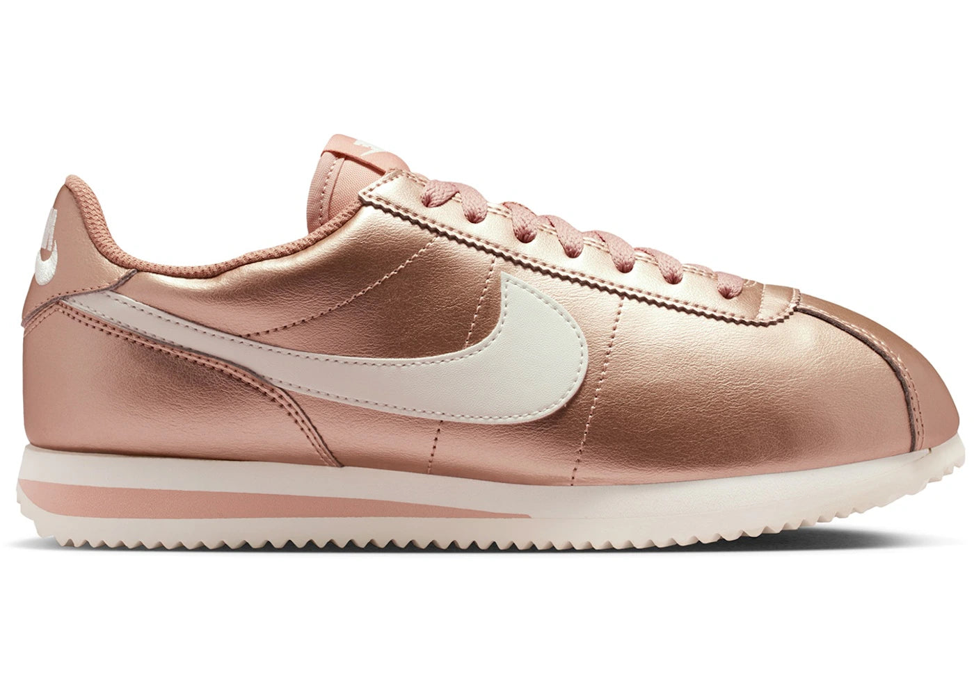 Nike Cortez Bronze Rouge Métallisé