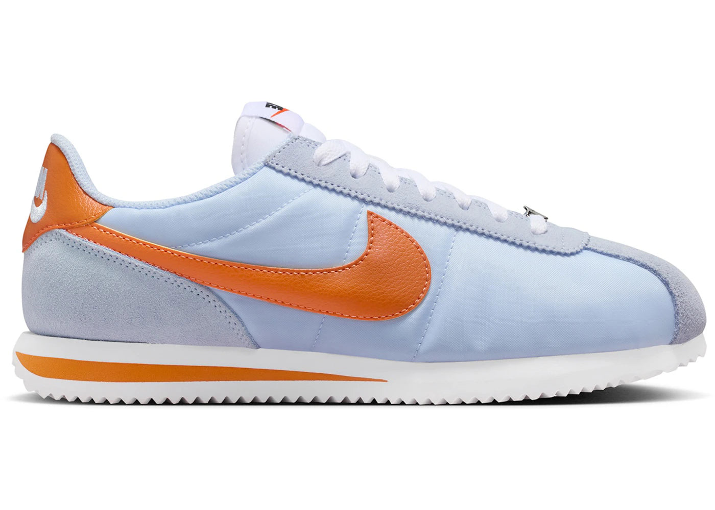 Nike Cortez Textile Bleu Hydrogène Curry Épicé