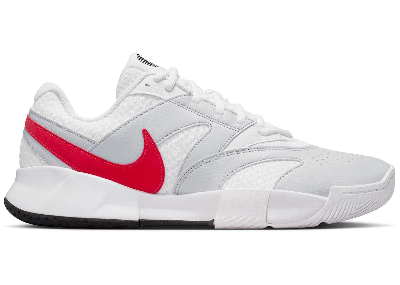 Nike Court Lite 4 Blanc Platine Pur Carmin