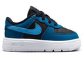 Nike Force 1 Low Schwarz Court Blau