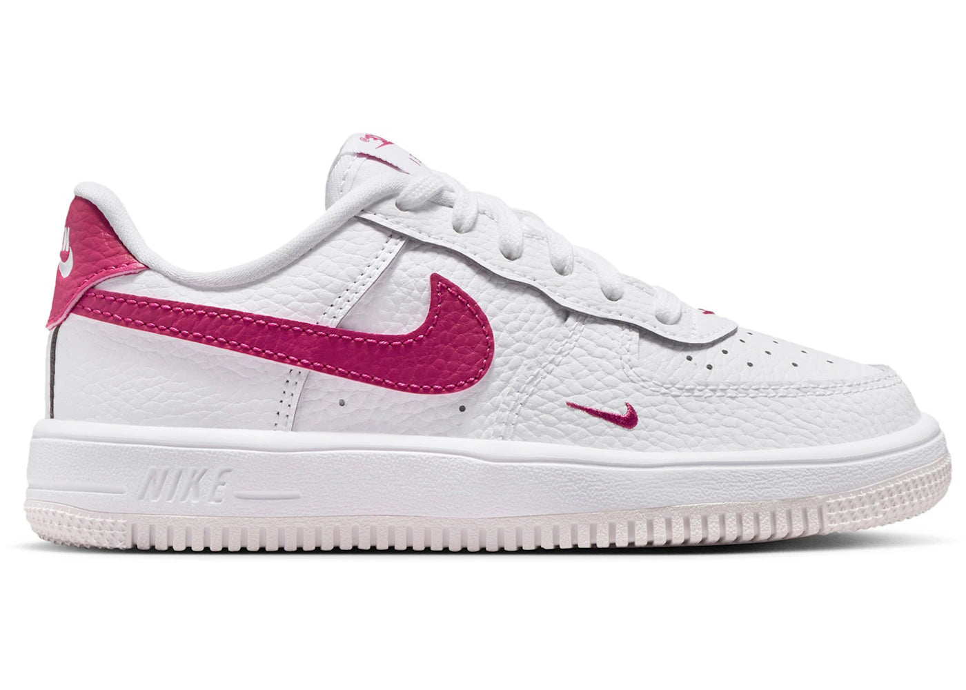 Nike Force 1 Low Weiß Sweet Beet
