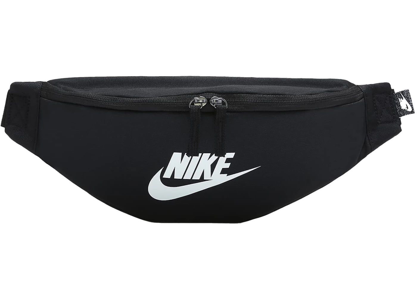 Nike Heritage Sac banane 3L Noir/Noir/Blanc