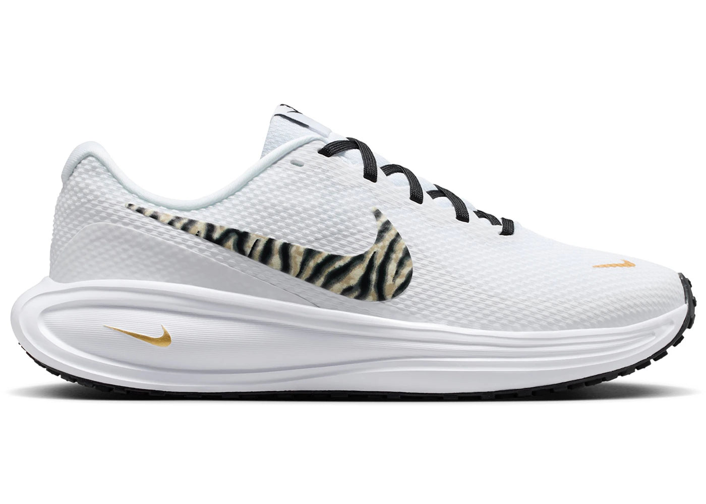 Nike Revolution 8 White Gold Coconut Milk Black