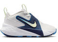Nike Team Hustle D 12 White Midnight Navy Volt Tint