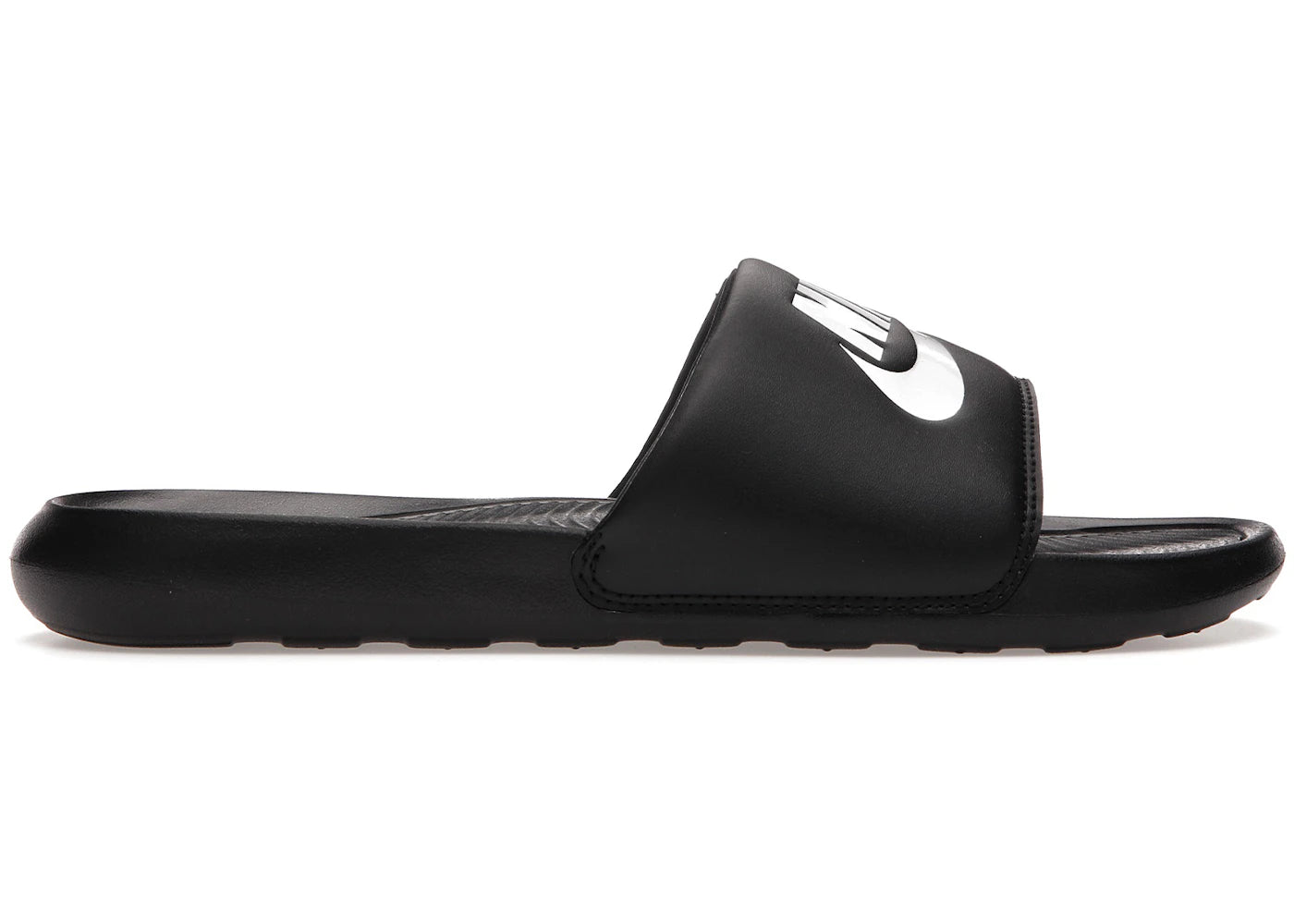 Nike Victori One Slide Schwarz Weiß
