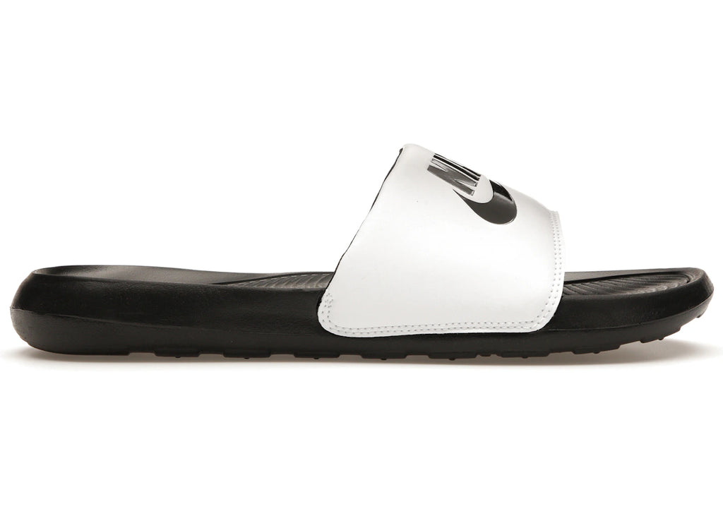 Nike Victori One Slide Weiß Schwarz