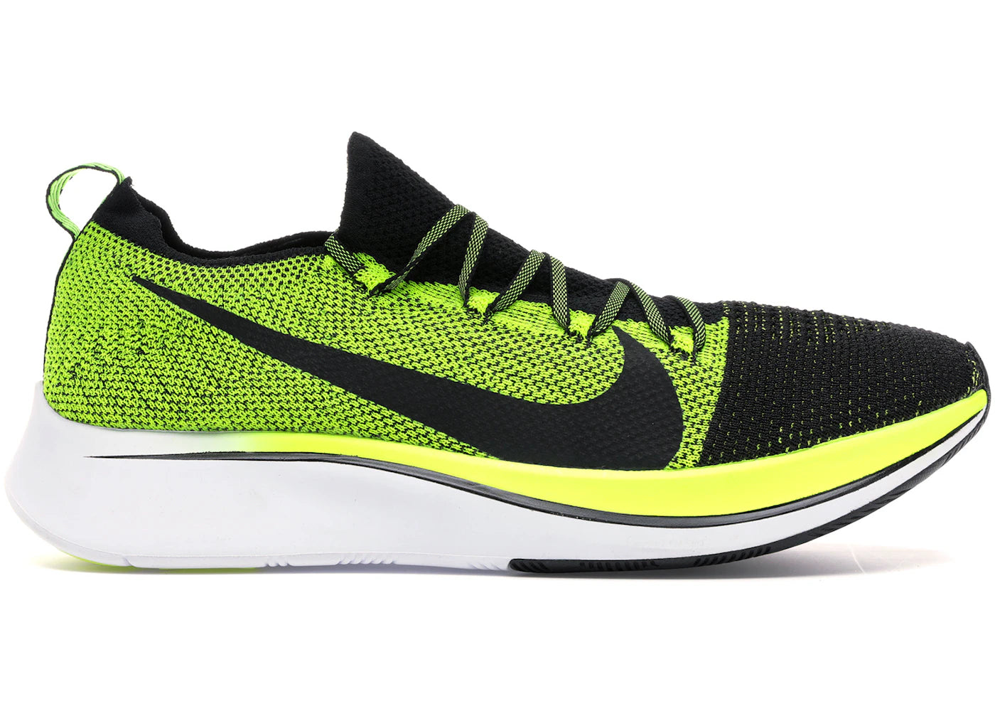 Nike Zoom Fly Flyknit Schwarz Volt