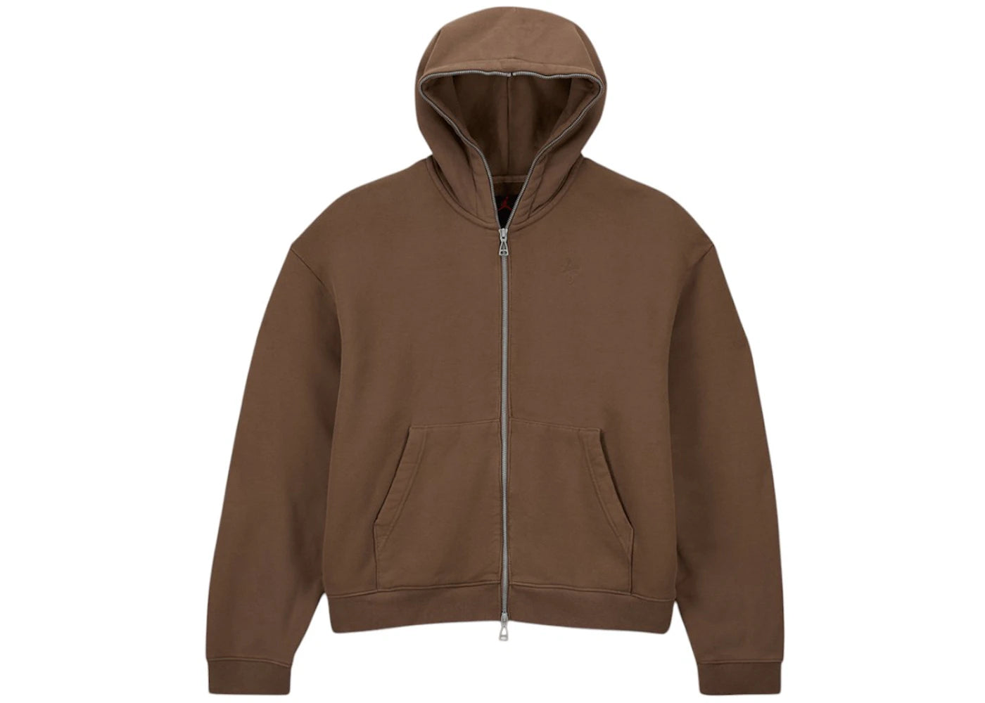 Jordan x Travis Scott Sweat à Capuche Entièrement Zippé Marron