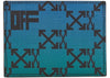 OFF-WHITE Monogram Allover Simple Card Case Blue