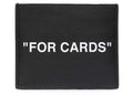 Off-White  InchFOR CARDS Inch Card Holder Black