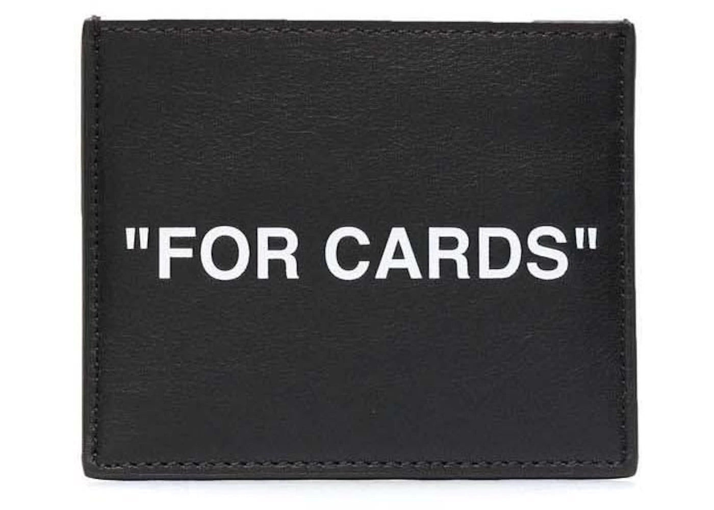 Off-White  InchFOR CARDS Inch Card Holder Black