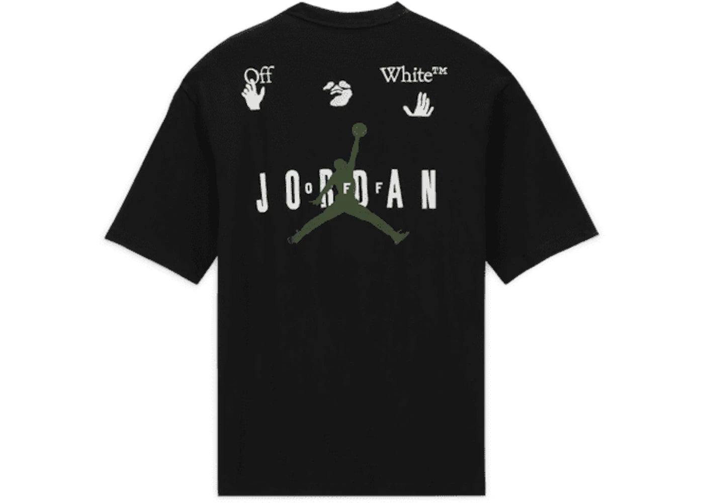 OFF-WHITE x Jordan T-shirt  Black