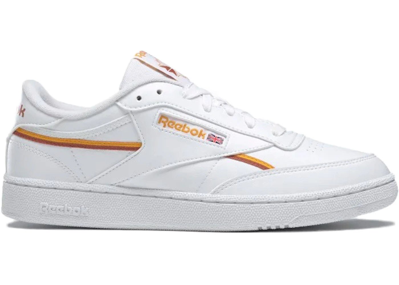 Reebok Club C 85 Vegan White Collegiate Gold