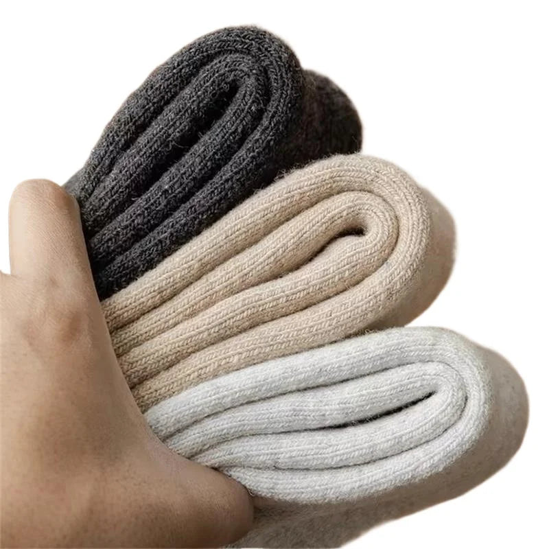 Chaussettes d'hiver en laine mérinos par Mr. Sneakerseller (4 paires)