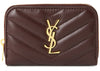 Saint Laurent Cassandre Card Holder Wine