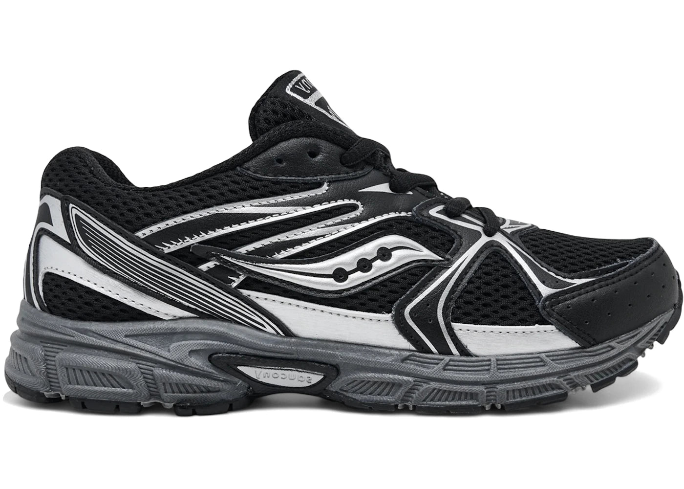 Saucony Ride Millenium Black Metallic Silver
