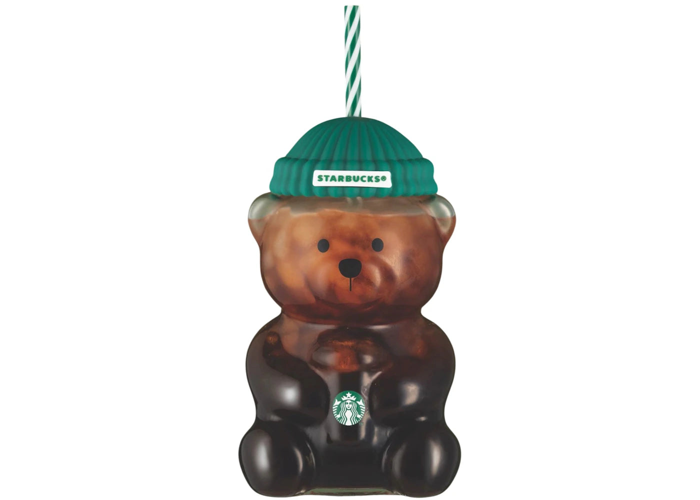 Starbucks Bear  InchBearista Inch Glass Tumbler Cup