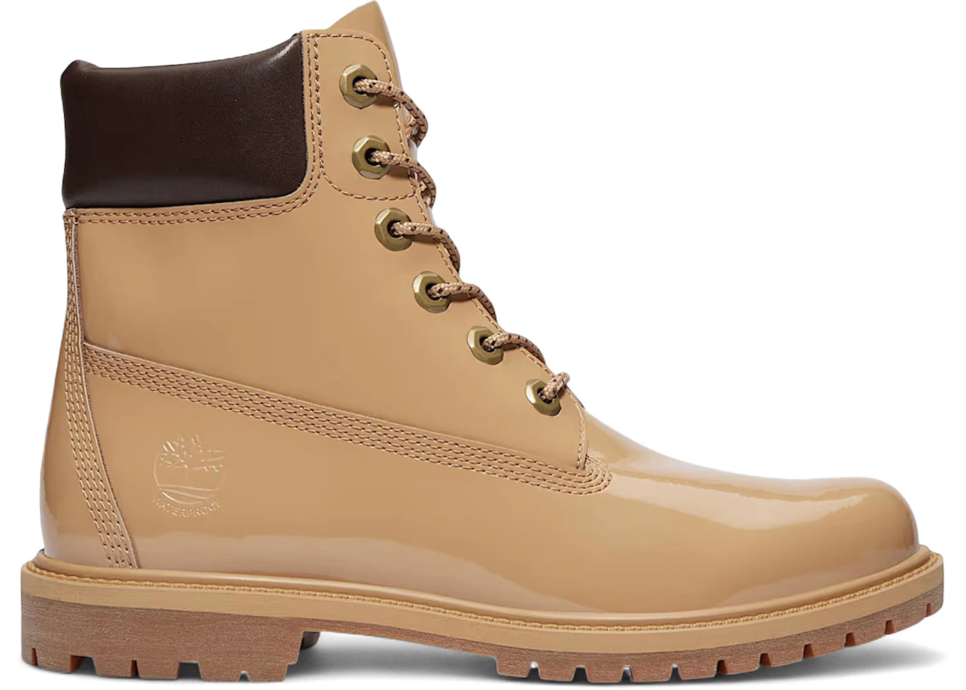 Timberland 6 Inch Premium Waterproof Boot Lack Hellbraun
