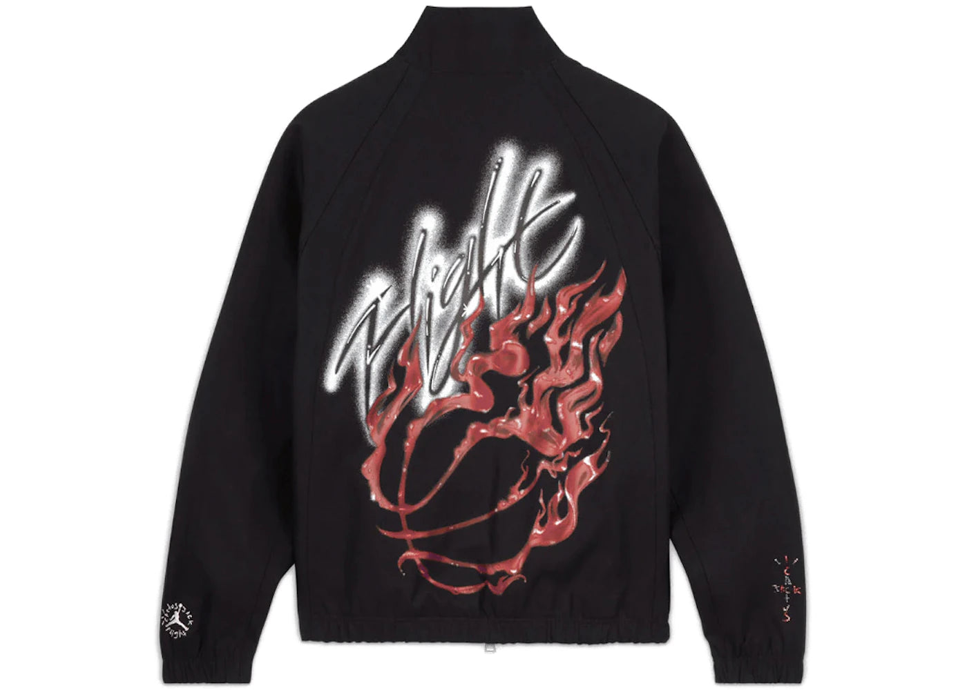 Travis Scott x Jordan Gewebte Jacke Schwarz