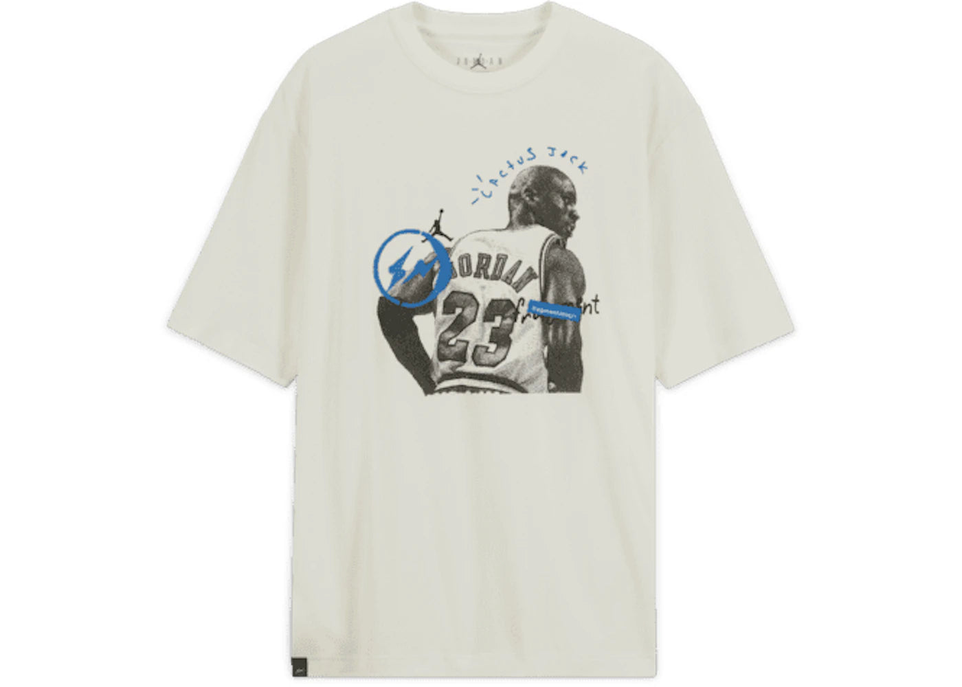 T-shirt Travis Scott x Jordan x Fragment Blanc