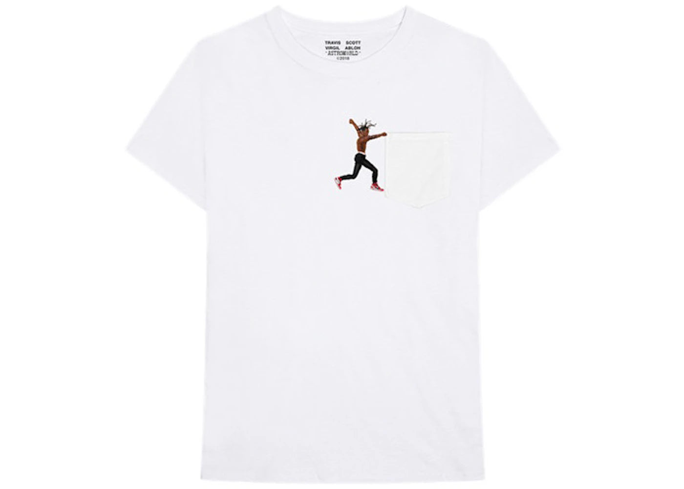 Travis Scott x Virgil Abloh By A Thread  Tee White