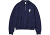 Uniqlo x POP MART The Monsters Damen-Sweatshirt mit halbem Reißverschluss, Marineblau