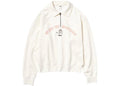 Sweat-shirt Femme à Demi-Zip Uniqlo x POP MART The Monsters Blanc Cassé