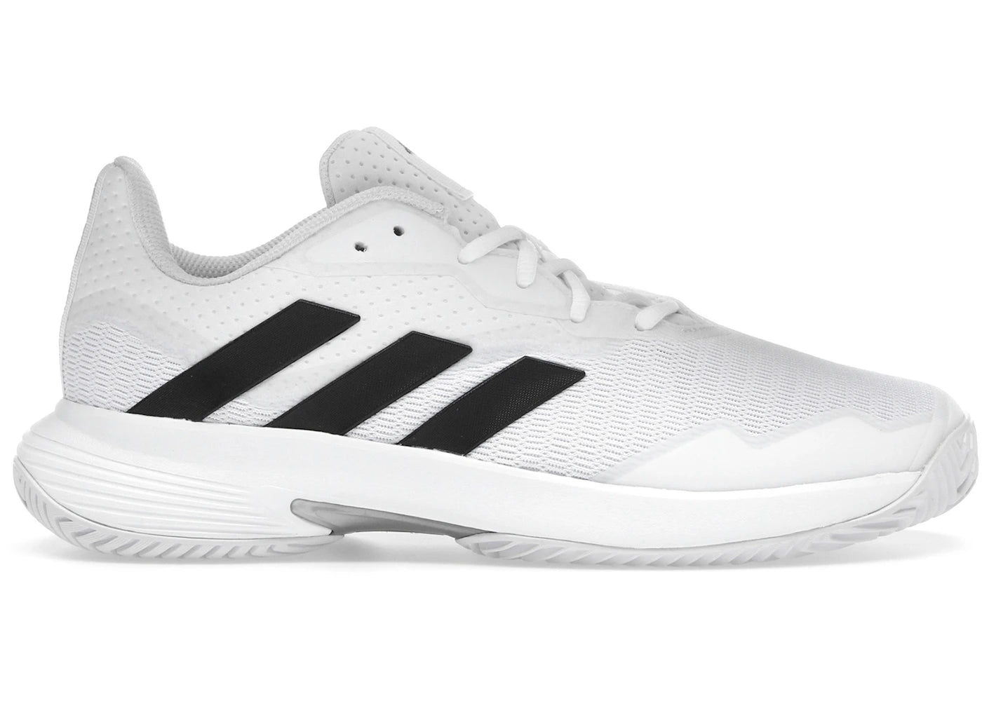 adidas Courtjam Control Cloud Weiß Kern Schwarz Matt Silber