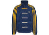 adidas Junior Kinder Oversize-Strickjacke im chinesischen Stil, Rundhalsausschnitt, Marineblau/College-Gold