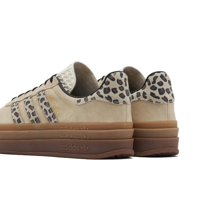 adidas Gazelle Bold Cream Black Leopard