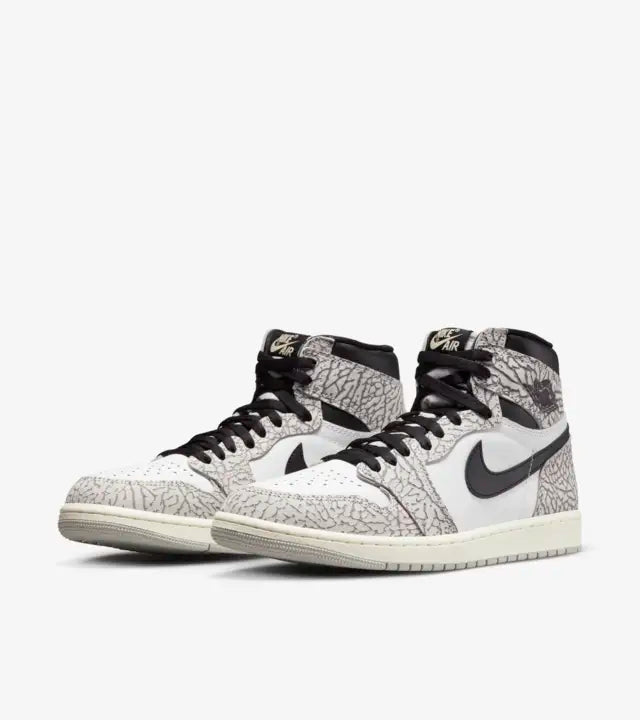 Air Jordan 1 High White Cement